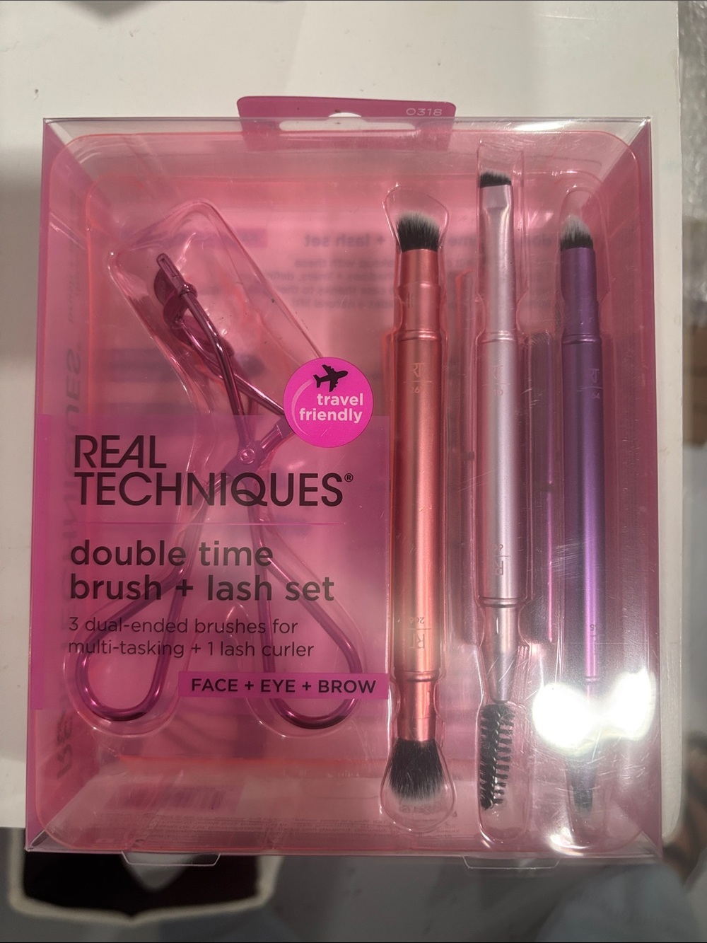 Real Techniques Double Time Brush + Lash Set -